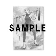 DMM通販特典のキャンバスボード（鼓田ミナレ）。、芽代まどか、城華マキエ、南波瑞穂