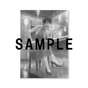 DMM通販特典のキャンバスボード（芽代まどか）。