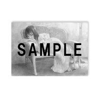 DMM通販特典のキャンバスボード（城華マキエ）。