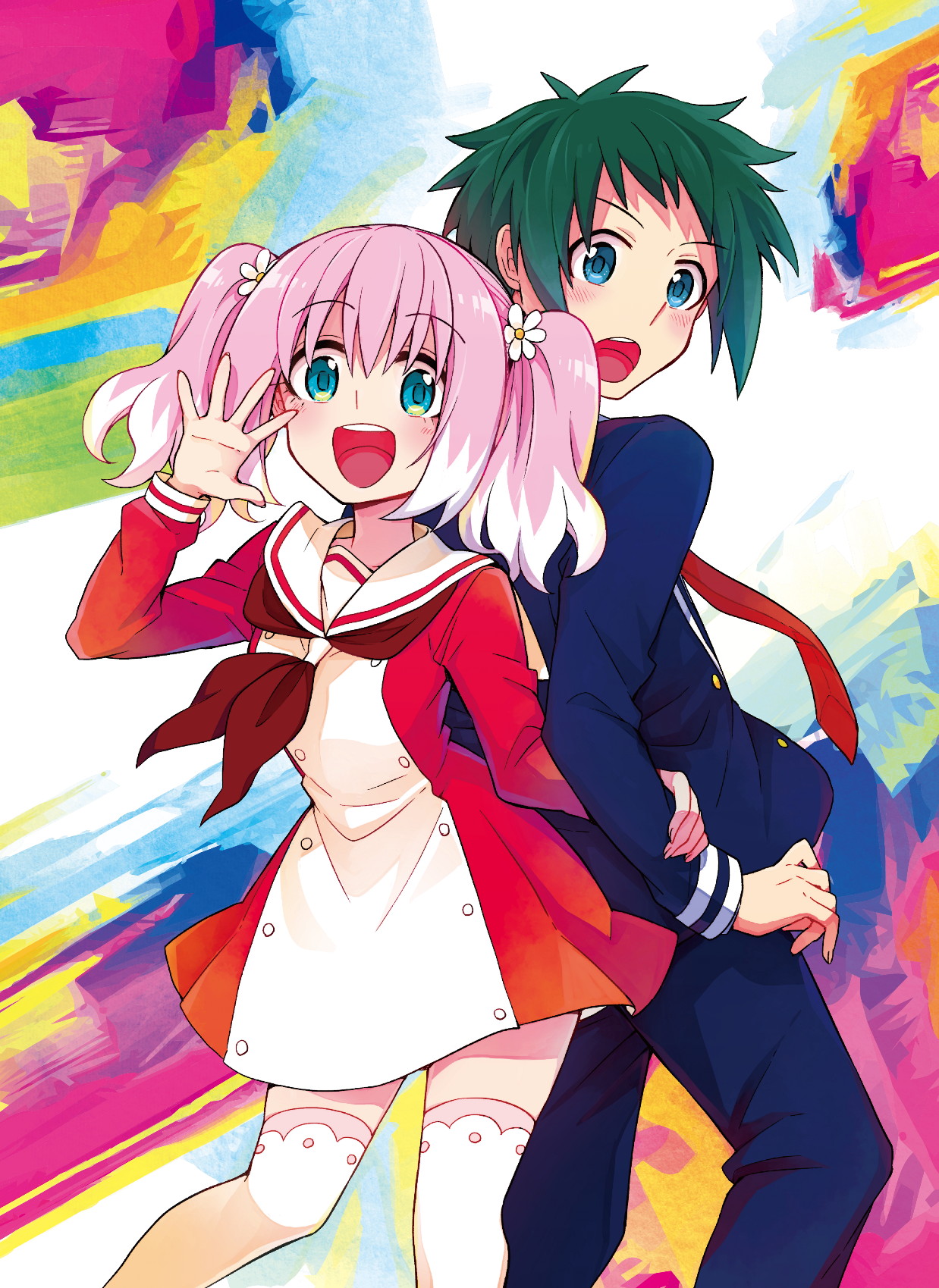 「無能なナナ」TVアニメ化決定の告知イラスト。