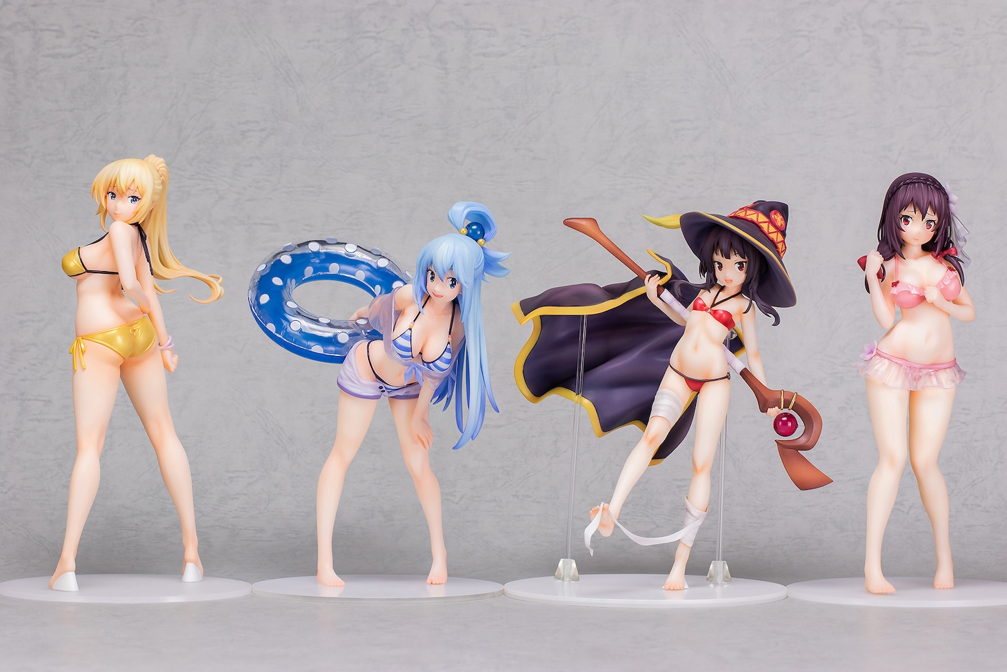 「映画 この素晴らしい世界に祝福を！紅伝説」水着ver.フィギュア全4種