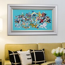 「手塚治虫 キャラクター大行進」版画作品のイメージ。