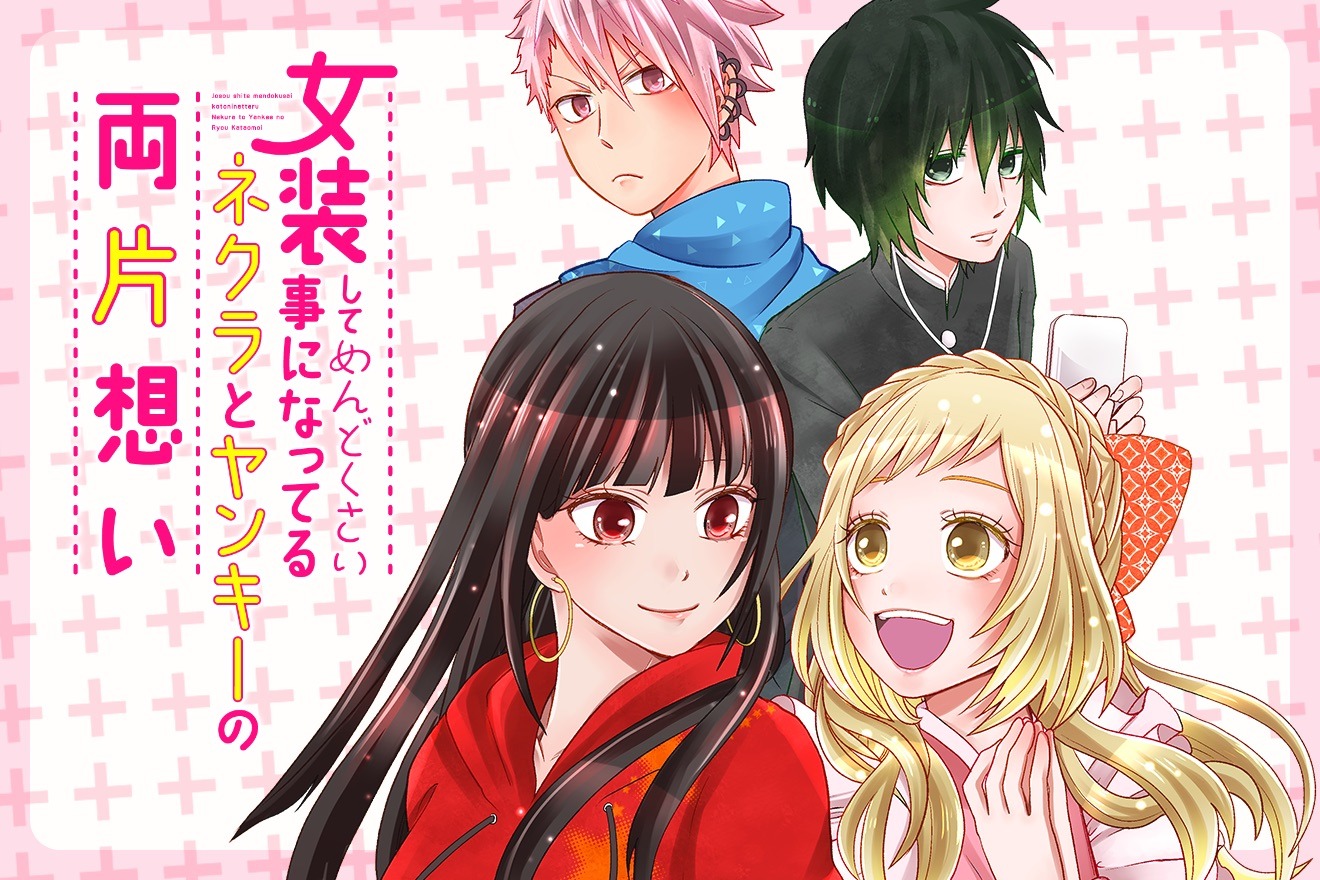 「女装してめんどくさい事になってるネクラとヤンキーの両片想い」ビジュアル