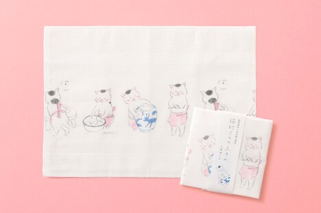 「猫村さんのふきん 拭き掃除」