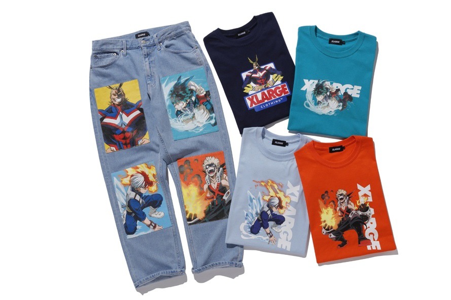 Tシャツとデニムパンツ。