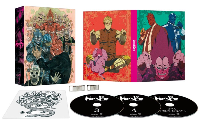 TVアニメ「ドロヘドロ」Blu-ray BOX下巻の展開図。