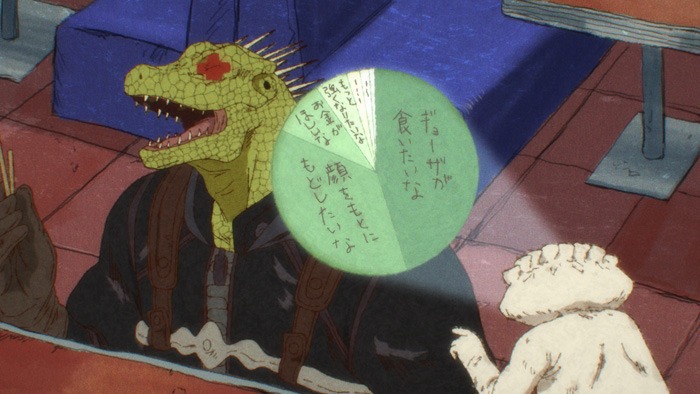 「魔のおまけ4『あなたの知らないギョーザの怪』の場面カット。