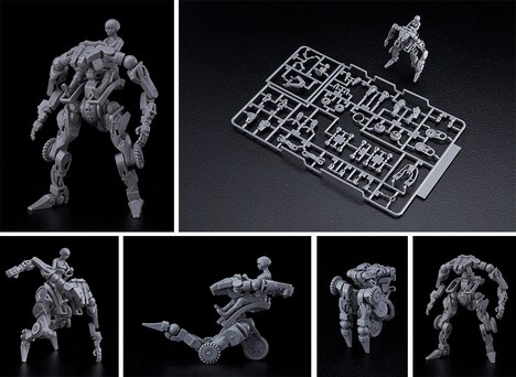 当選者にプレゼントされる「MODEROID 1/35 エグゾフレーム（素体）」。