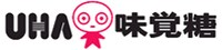 UHA味覚糖のロゴ。