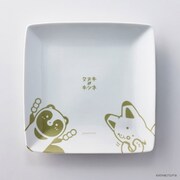 「満腹なタヌキとキツネ ワンプレートディッシュ」