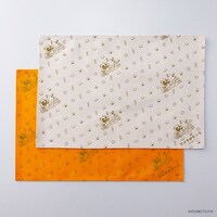 「満腹なタヌキとキツネ ランチョンマット セット」