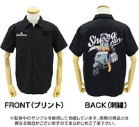 「志摩リン 刺繍ワークシャツ キャンプツーリングVer.」