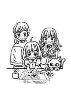 ぬりえバージョンも公開。