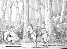 「レディ・ロウと7日の森」の1コマ。(c)一色まこと／講談社