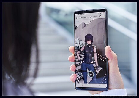 Twieerで配信される主要キャラクター6人のARイメージ。