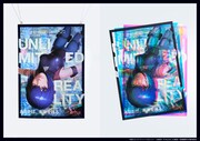 抽選でプレゼントされる「UNLIMITED REALITY 4色分解スペシャルポスター」。