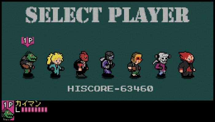 「ドロヘドロ 8bitゲーム ～リビングデッドデイ・サバイバー～」のプレイ画面。