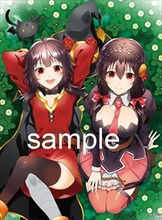 漣ミサによる「続・この素晴らしい世界に爆焔を！」のB2ポスター。