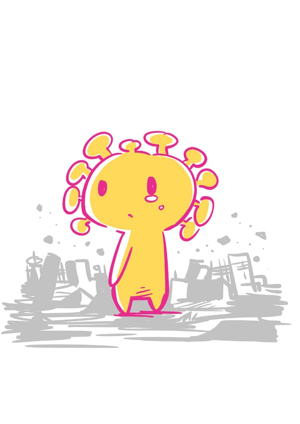 「コロナくんの追憶」キービジュアル