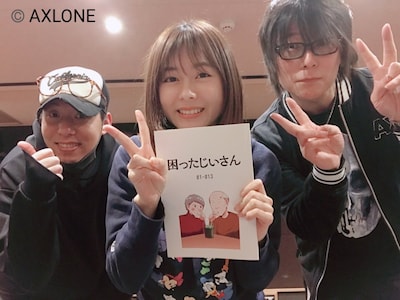 左から日野聡、水瀬いのり、森川智之。