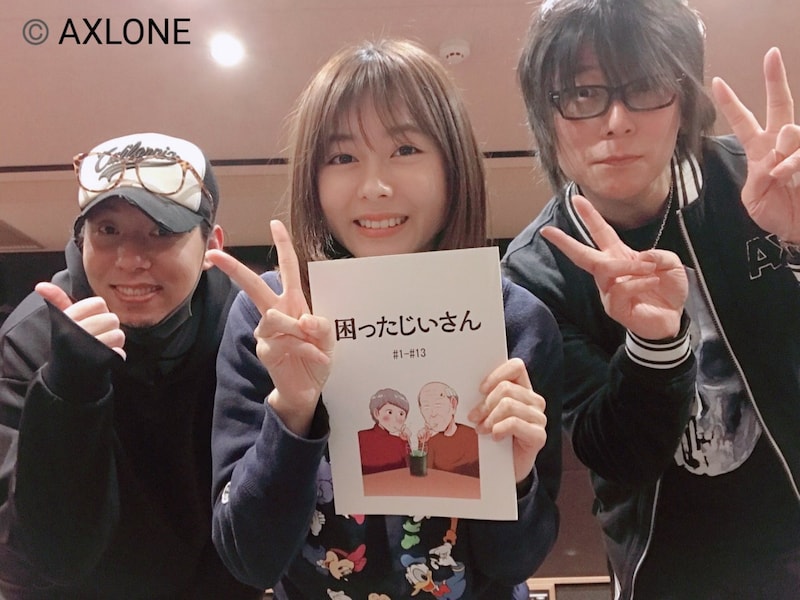 左から日野聡、水瀬いのり、森川智之。