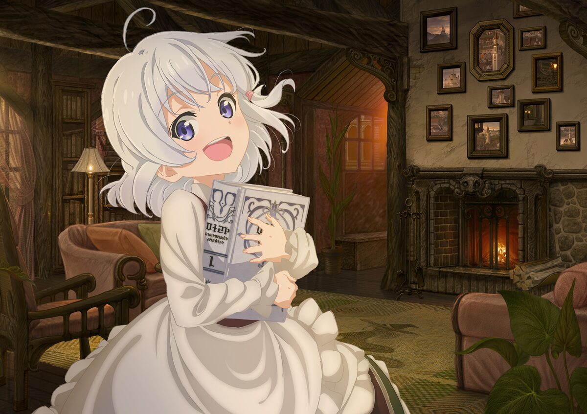 Tvアニメ 魔女の旅々 新ビジュアル 幼いイレイナが本を抱え微笑む コミックナタリー Tvアニメ 魔女の旅々 新ビジュアル 幼いイレイナが本を抱え微笑む コミックナタリー
