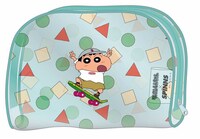「クレヨンしんちゃん」×SPINNSのポーチ。