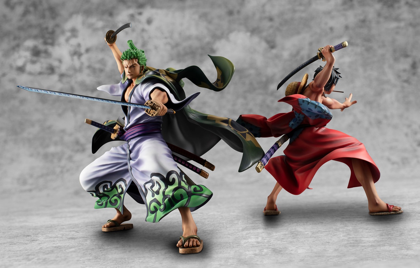 「Portrait.Of.Pirates ワンピース “Warriors Alliance” ゾロ十郎」と「Portrait.Of.Pirates ワンピース “Warriors Alliance” ルフィ太郎」