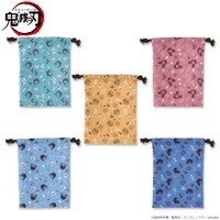 「ゆるっと鬼滅の刃 モチーフ総柄巾着」