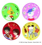 「耳をすませば 刺繍ブローチコレクション」のラインナップ。