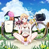 川喜田ミツオ「旅ぎゃる！日本じゅーだんチャリきこー」キービジュアル