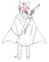 もろはの設定線画。 (c)高橋留美子／小学館・読売テレビ・サンライズ 2020