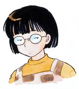 高橋留美子の自画像。