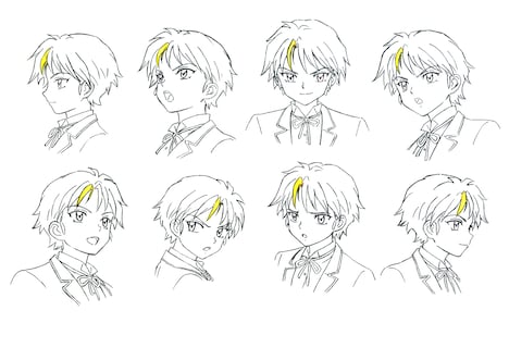 とわの設定線画。 (c)高橋留美子／小学館・読売テレビ・サンライズ 2020