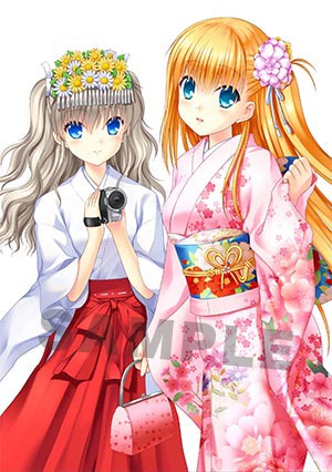 ANIPLEX+の店舗購入特典に使用されるイラストのサンプル。
