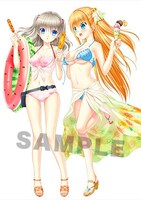 ゲーマーズの店舗購入特典に使用されるイラストのサンプル。