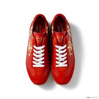 「STRICT-G×PATRICK 『機動戦士ガンダム』マラソン・レザースニーカー 赤い彗星モデル」