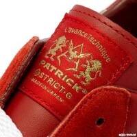 「STRICT-G×PATRICK 『機動戦士ガンダム』マラソン・レザースニーカー 赤い彗星モデル」のシュータン。