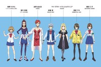 各キャラクターのビジュアル。