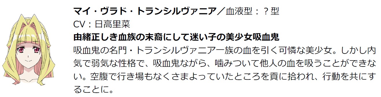 マイ・ヴラド・トランシルヴァニアのプロフィール。