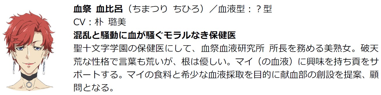 血祭血比呂のプロフィール。