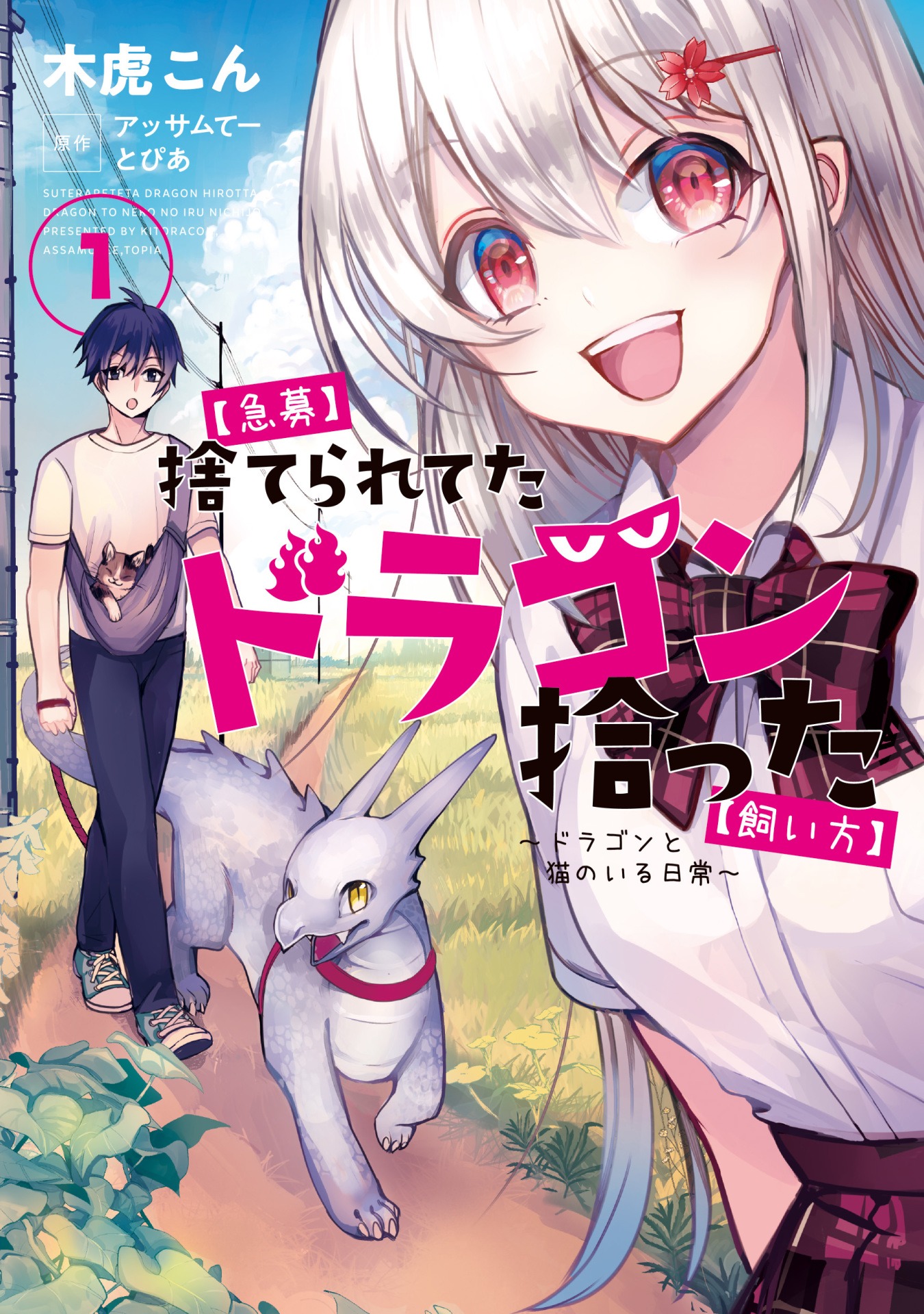 「【急募】捨てられてたドラゴン拾った【飼い方】～ドラゴンと猫のいる日常～」1巻帯なし