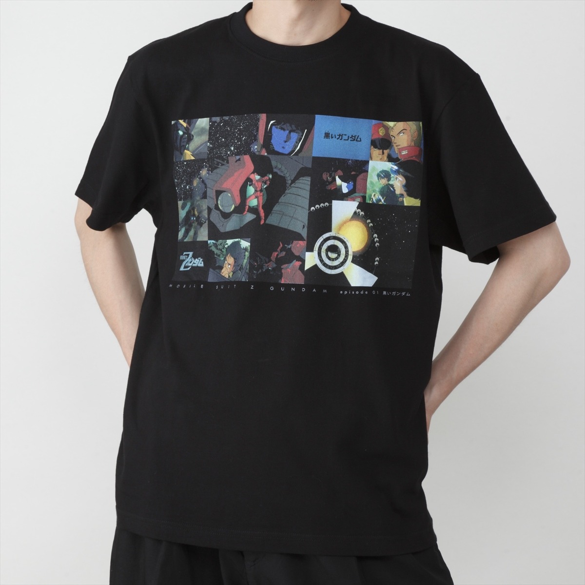 「機動戦士Zガンダム エピソードTシャツ EP1『黒いガンダム』」