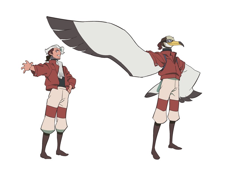 ワタリアホウドリ獣人のピンガ（CV：浪川大輔）。