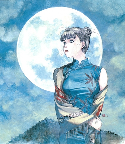 「『チャイナさんの憂鬱』複製原画 商品化プロジェクト」の候補となった「絵柄A」。