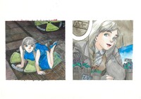 「『チャイナさんの憂鬱』複製原画 商品化プロジェクト」の候補となった「絵柄D」。