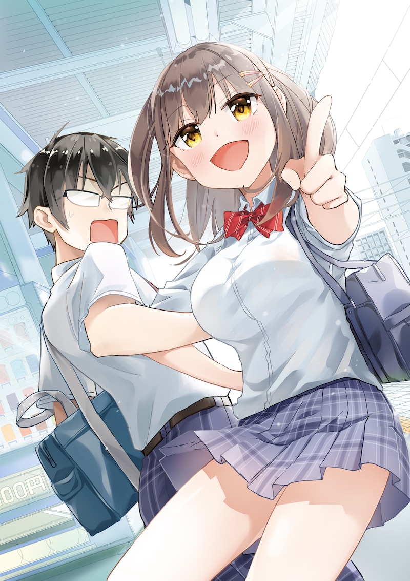 「わたしの知らない、先輩の100コのこと」扉ページ用イラスト