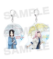 「描き下ろしイラスト 雨の日のお出かけver. BIGアクリルキーホルダー」全2種