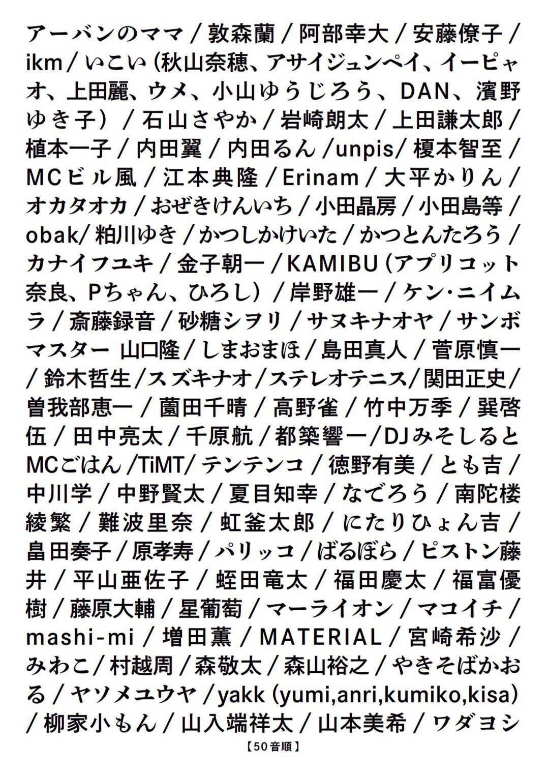 「DONATION ZINE 最近の好物100人 2020・春」