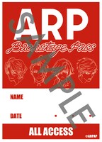 入場者特典のステッカー（第2公演）。